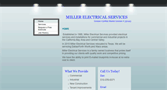 Desktop Screenshot of millerelectricalservices.com